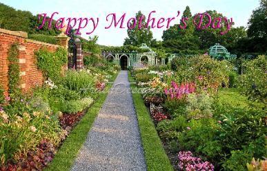 Garden Mother's Day card